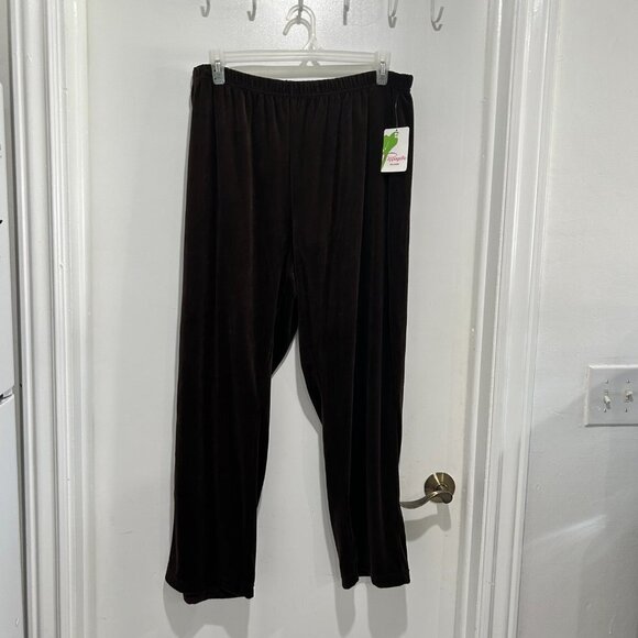 New with tag Women's Pappagallo velour pant Size 2x - Picture 1 of 3